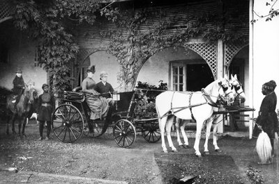 British Family in India by English Photographer